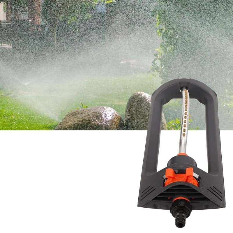 Oscillating sprinkler with adjustable jet 