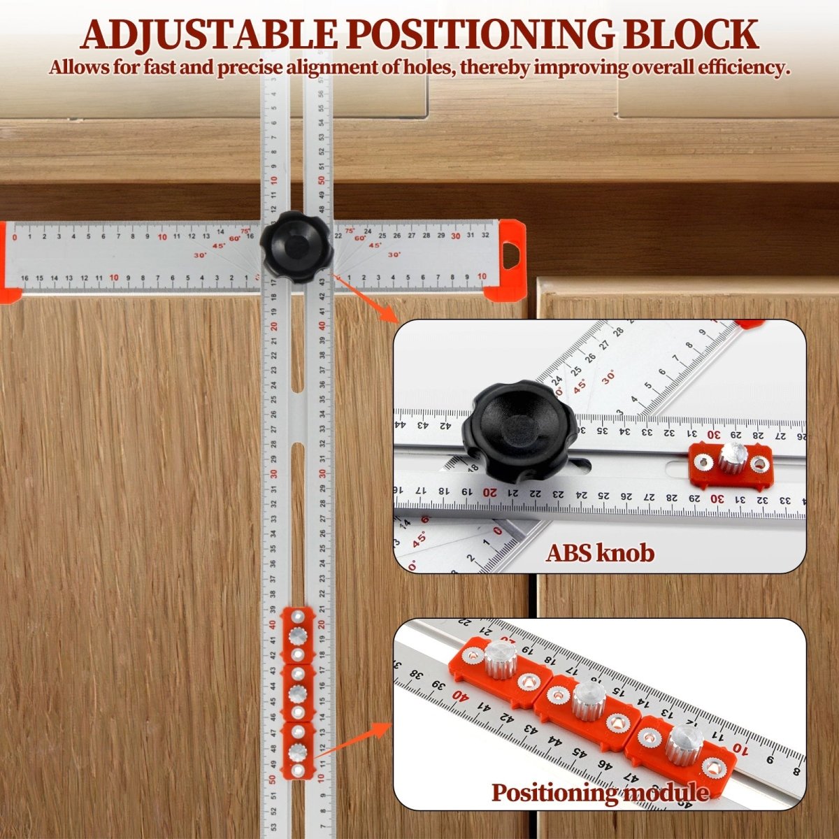 Glatte markering regel til præcise målinger 