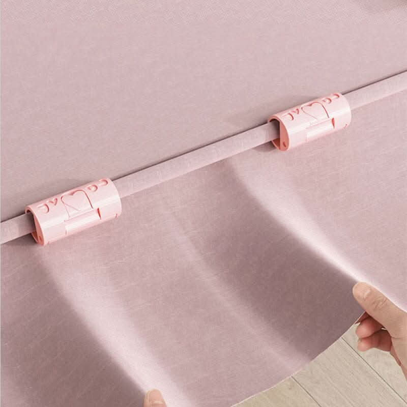 Decoratieve clips voor strak en goed bevestigde lakens (x12) 
