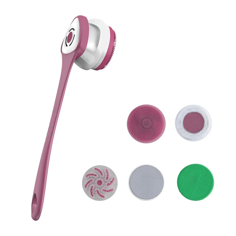 Fuldstændig rengørende massage uden besvær under bruseren 