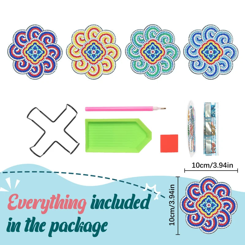 DIY underlägg med strass 