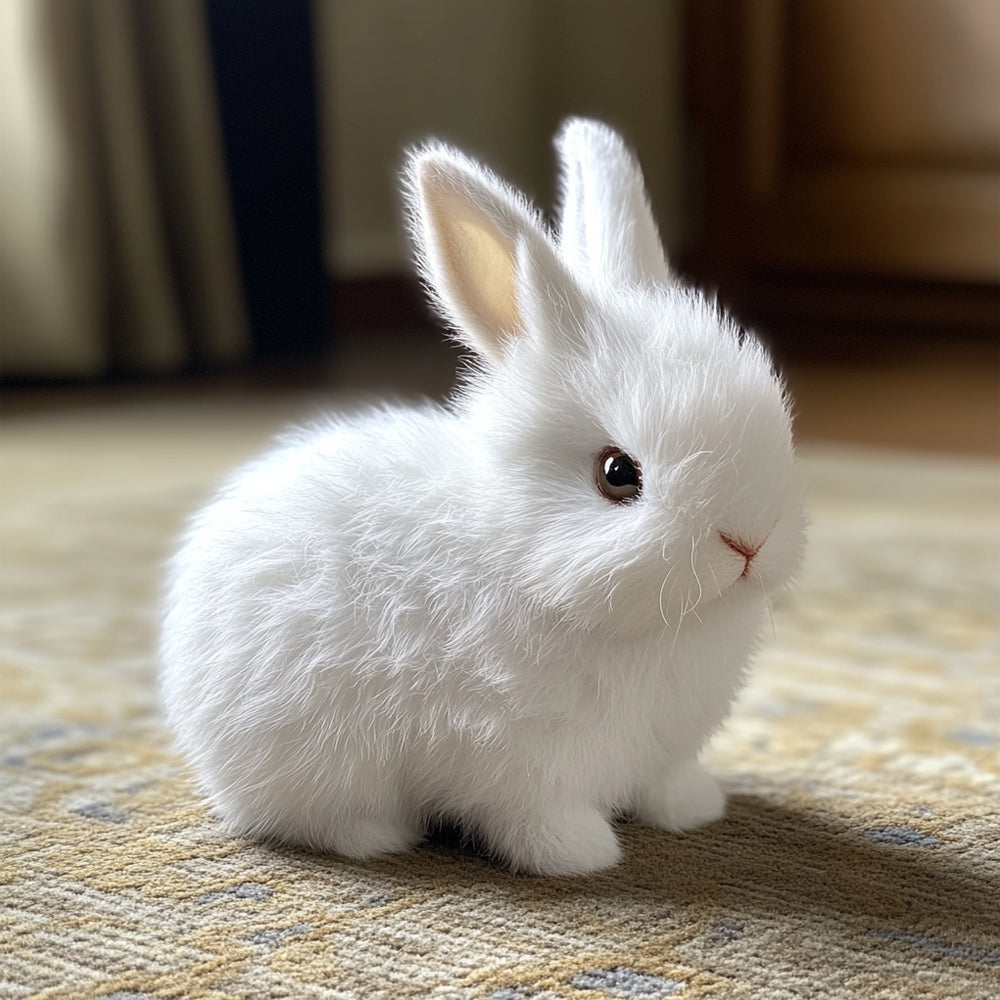 Ultraweicher Kaninchenplüsch, der perfekte Kuschelpartner 