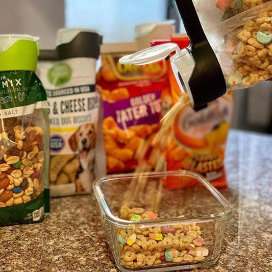 Bouchons hermétiques avec bec verseur pour sachets