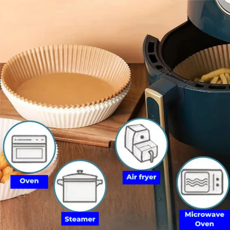 Praktiske bagepapirer til Air fryer – Renlighed og tidsbesparelse 