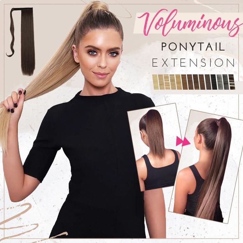 Glamourová prodloužení copu pro chic vzhled 