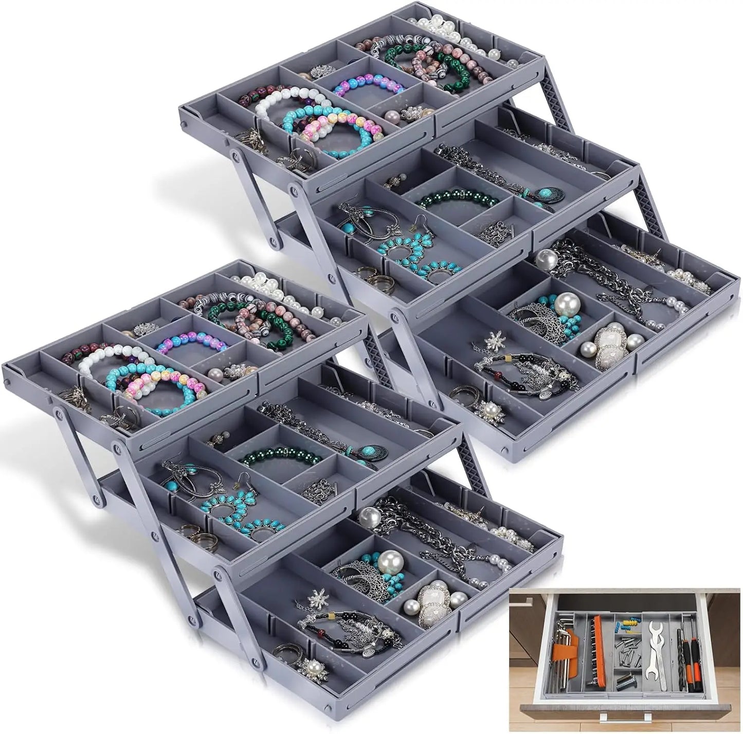 Expandable drawer organizer – Optimized storage 
