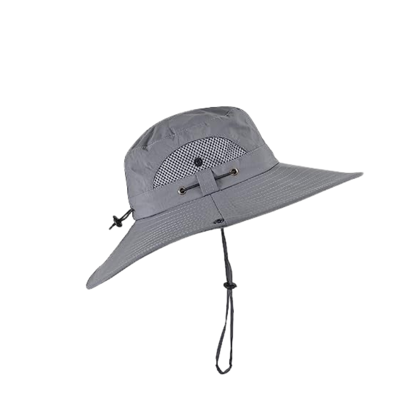 Hatt med integrert solcellevifte 