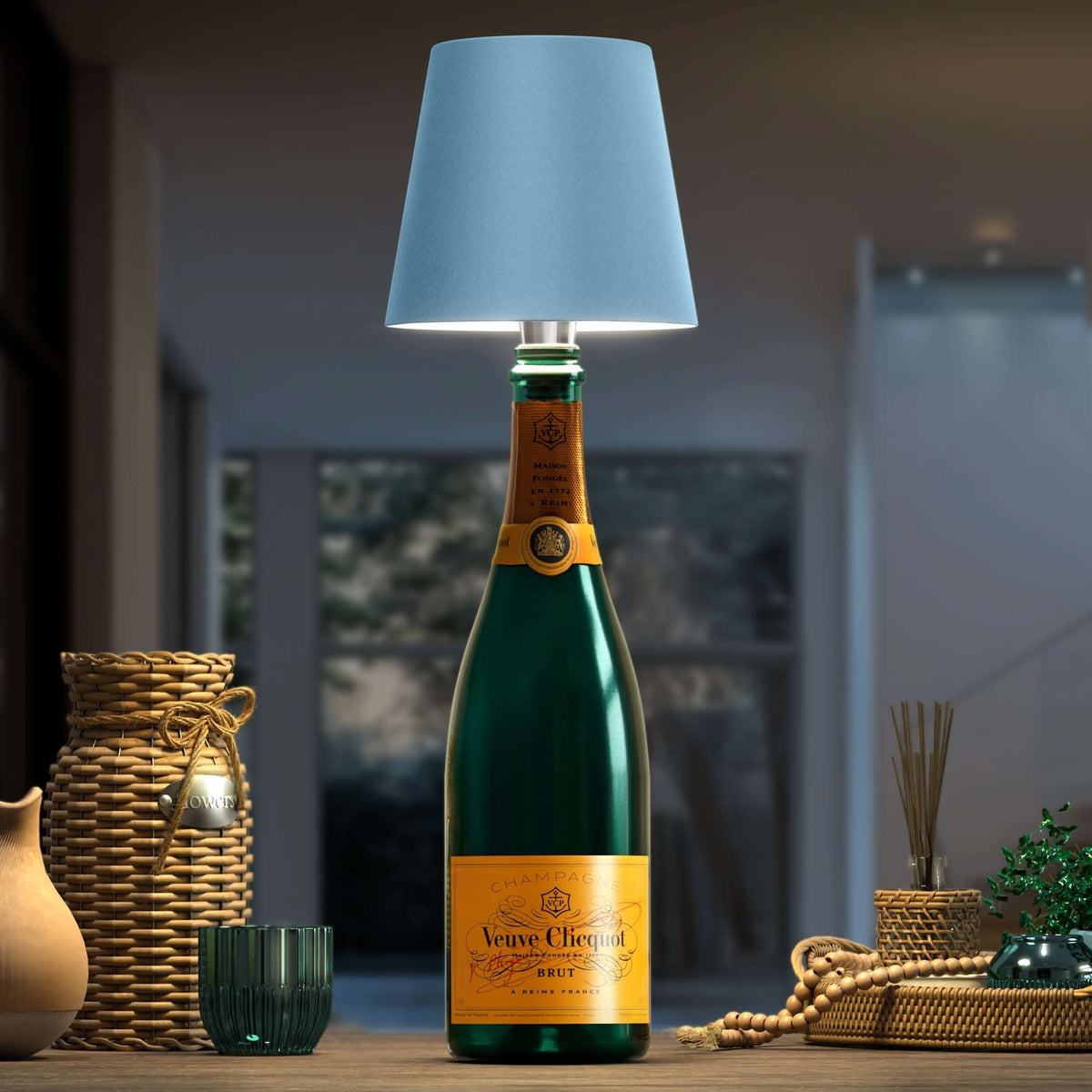 Draadloze Fleslamp – Elegante en Originele Verlichting 