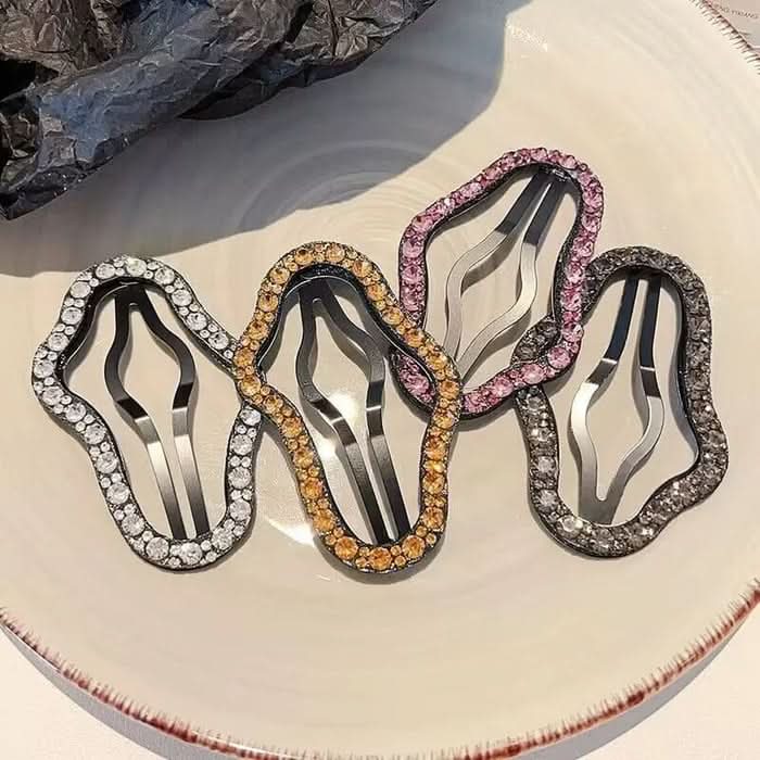 Elegante und glänzende Haarklammern (x4) 