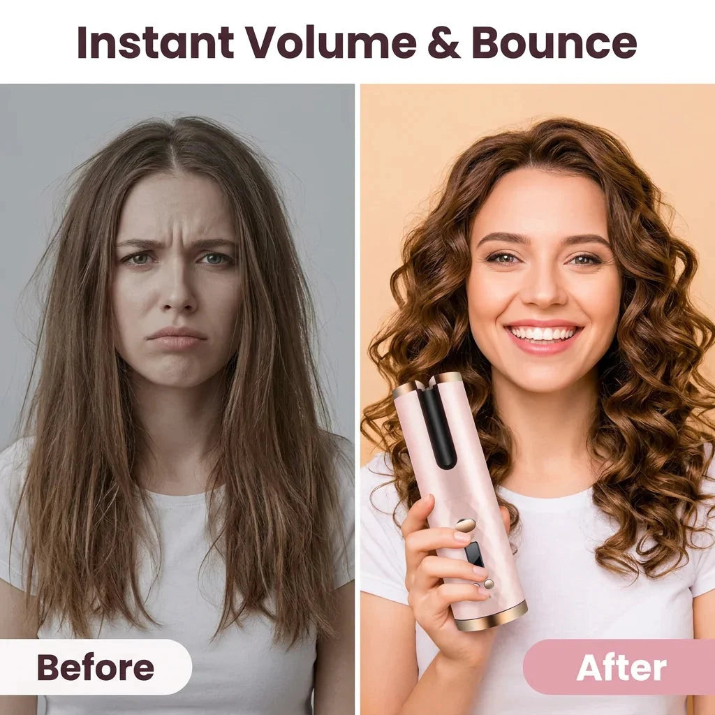 Ondulator de păr portabil fără fir — fotografia 3
