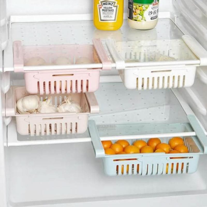 Verstelbare organizer voor koelkast 