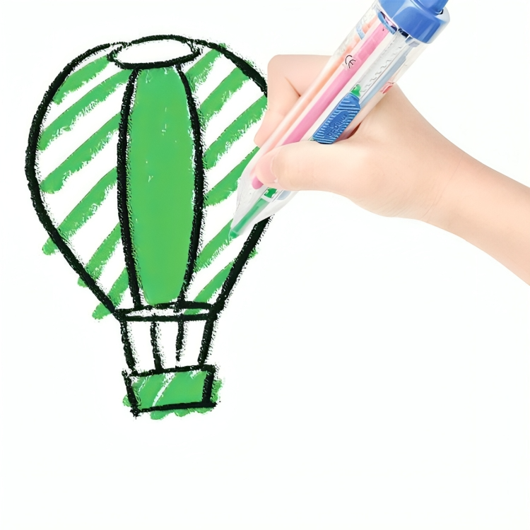 Penna 8 colori in 1 – Disegno creativo istantaneo (x2) 