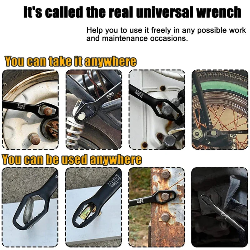 Robustná multifunkčná kľúča na rôzne skrutky a matice 