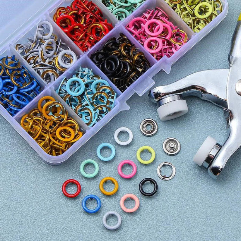 Nahtlose Befestigung: Einfach anzubringende Druckknöpfe 