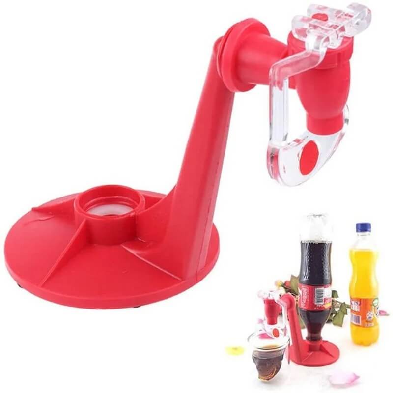 Practical drink dispenser for bottles 