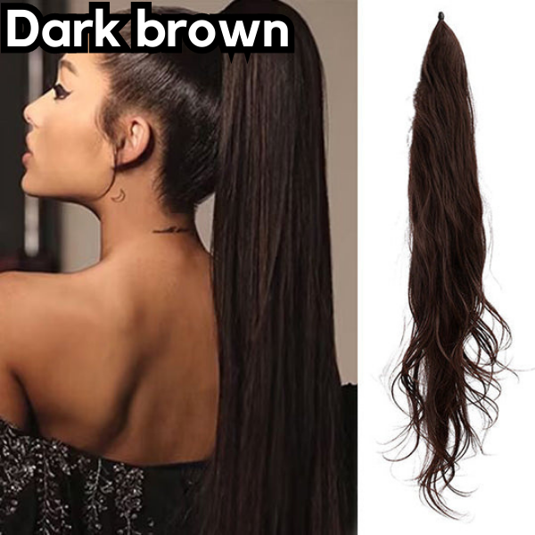 Glamourová prodloužení copu pro chic vzhled 