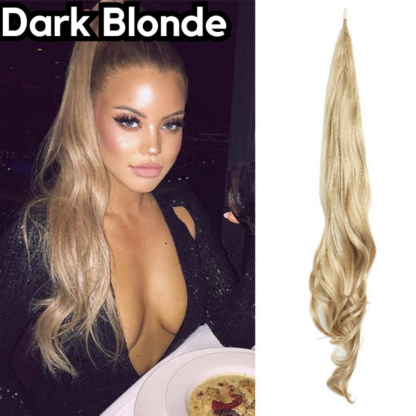 Glamourová prodloužení copu pro chic vzhled 