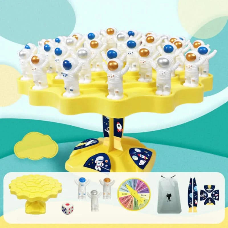 Juego de equilibrio de astronautas para estimular el aprendizaje 